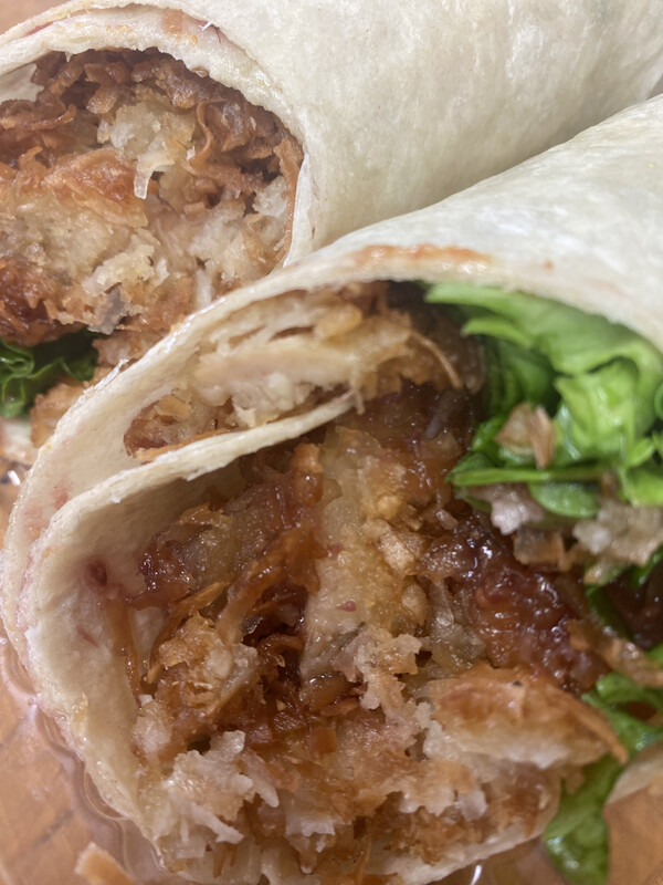 Coconut Chicken Wrap