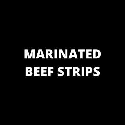 Marinated Beef Strips