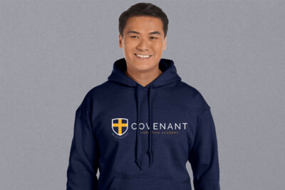 Covenant Christian Academy - Heavy Blend 50/50 Hood (Adult & Youth)