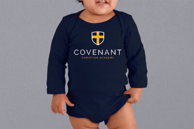 Covenant Christian Academy - Infant Long Sleeve Baby Rib Bodysuit