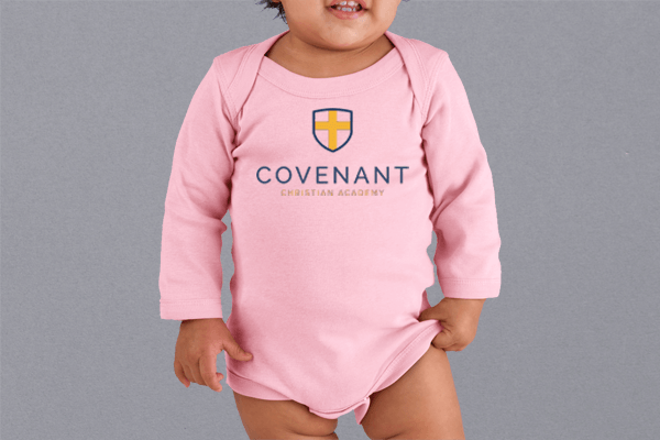 Covenant Christian Academy - Infant Long Sleeve Baby Rib Bodysuit