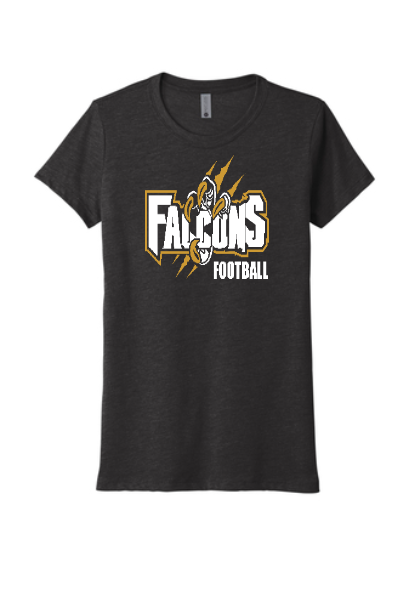 Falcon Football Next Level Apparel® Woman&#39;s Tri-blend Tee