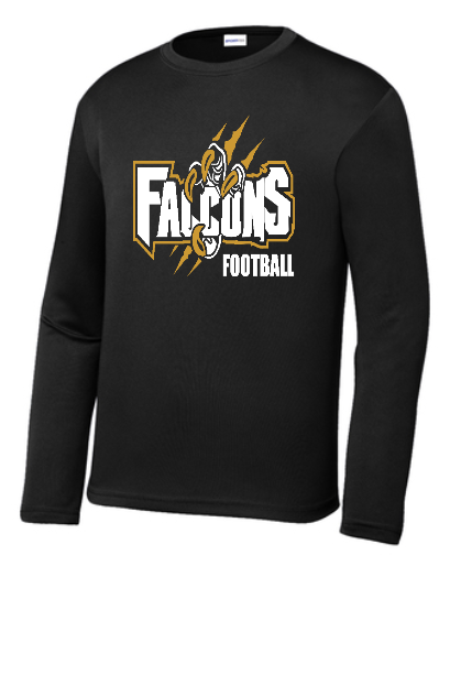 Falcon Football Sport-Tek® Long Sleeve PosiCharge® Competitor™ Tee