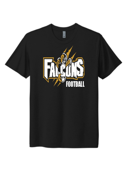 Falcon Football Next Level Apparel® Tri-blend Tee