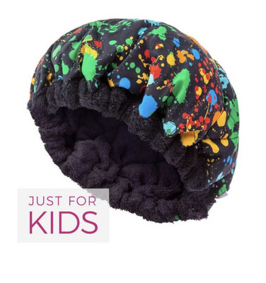 Little Deep Conditioning Thermal Heat Cap-Paint Splatter Little Deep Conditioning Thermal Heat Cap-Paint Splatter