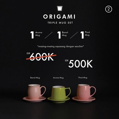 PROMO! Origami Mug - Aroma Series