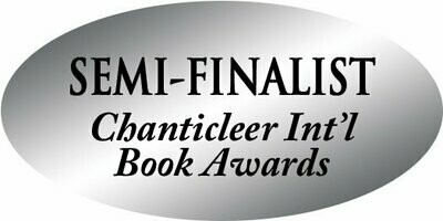 Silver Foil Stickers for Semi-Finalists Books for the Chanticleer International Book Awards