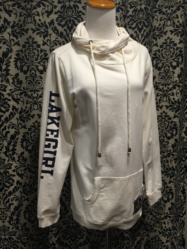 French Terry Hoodie - Ivory -