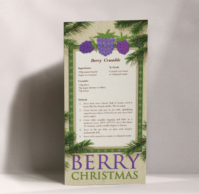 All about Home Economics - Recipe Christmas Cards (5Pack)