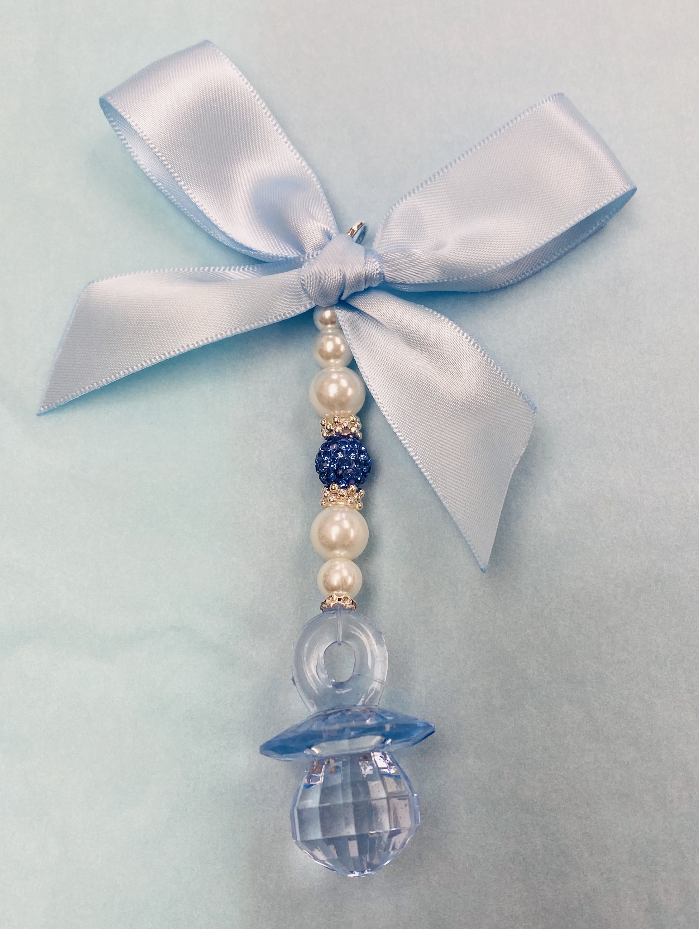 Silver dummy outlet pram charm