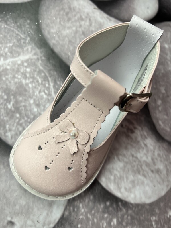 PEX 'BIANCA' PINK BOW SHOE PEX8669
