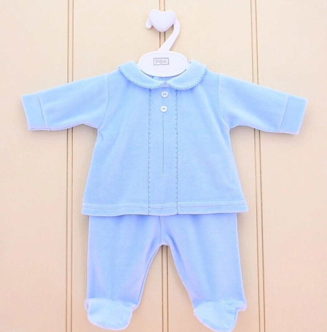 PEX PALE BLUE 'CLASSIC' TWO PIECE WITH FEET 8874B