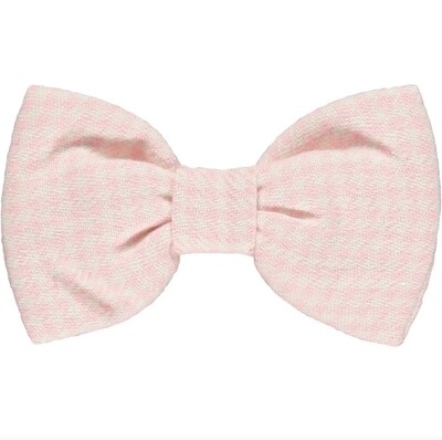 ADEE 'ALESSIA' PINK HOUNDSTOOTH BOW 1907