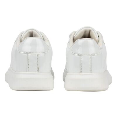 ADEE 'QUEENY' WHITE CHUNKY TRAINERS 5103