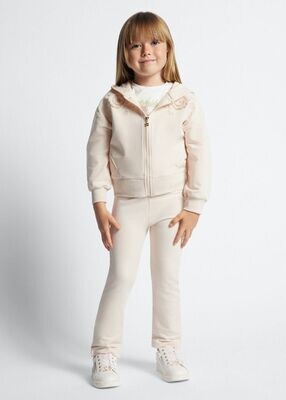 MAYORAL THREE PIECE ALMOND AND IVORY TRACKSUIT 3866/3083