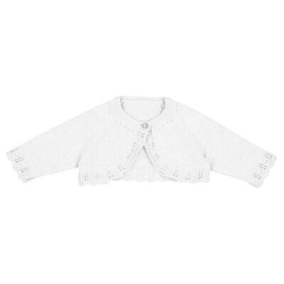 MAYORAL WHITE BOLERO CARDIGAN 318