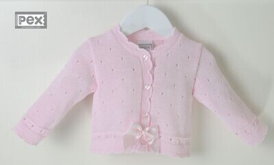 PEX 'MIRANDA' WHITE FINE KNIT CARDIGAN 2080