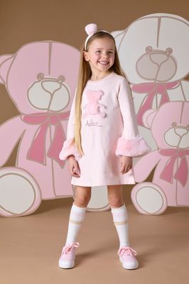 A DEE 'SHAKIRA' PINK FAUX FUR TEDDY DRESS 3711 A DEE 'SHAKIRA' PINK FAUX FUR TEDDY DRESS 3711