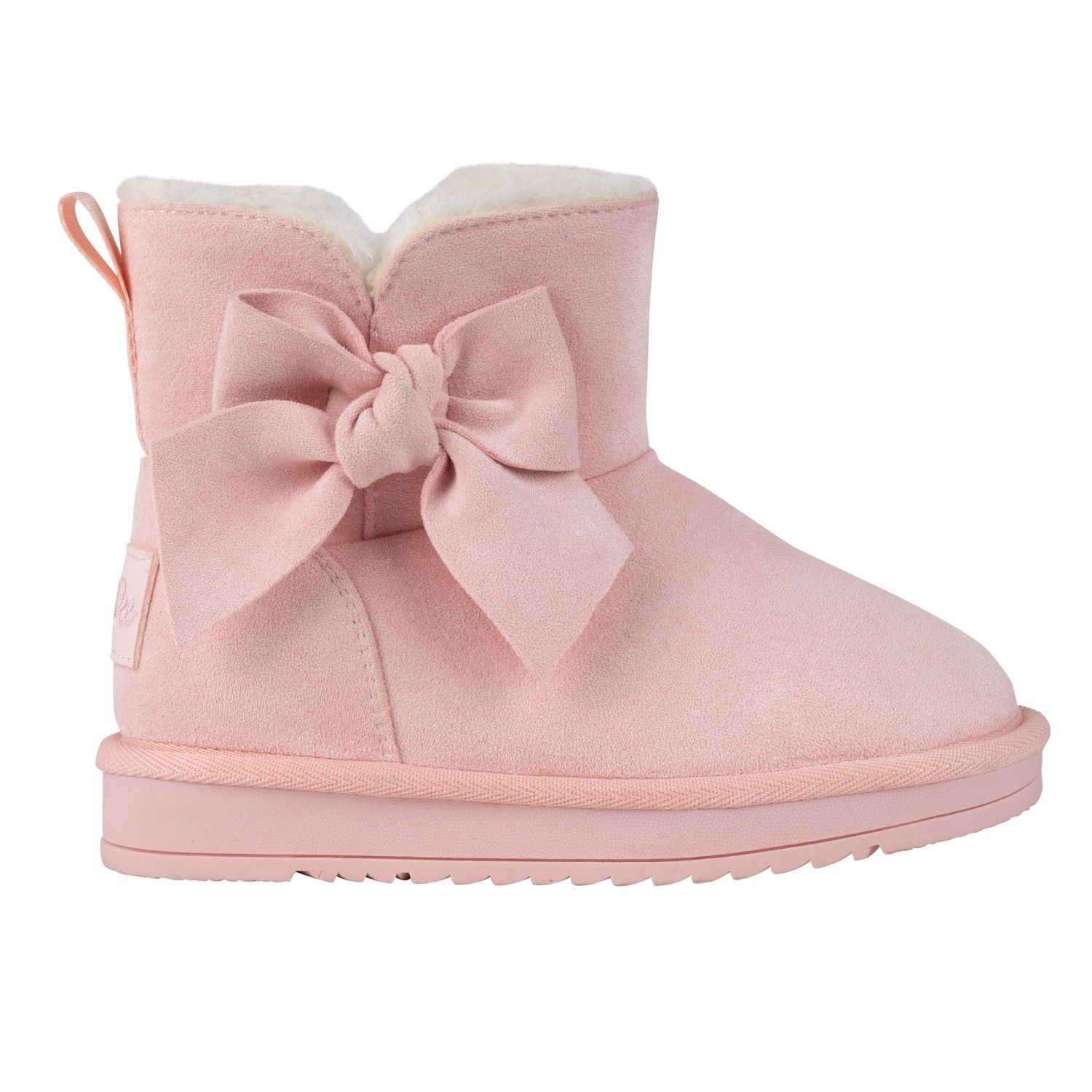 ADEE 'BOWTIFUL' PINK BOW 'UGGSTYLE' BOOTS 5104