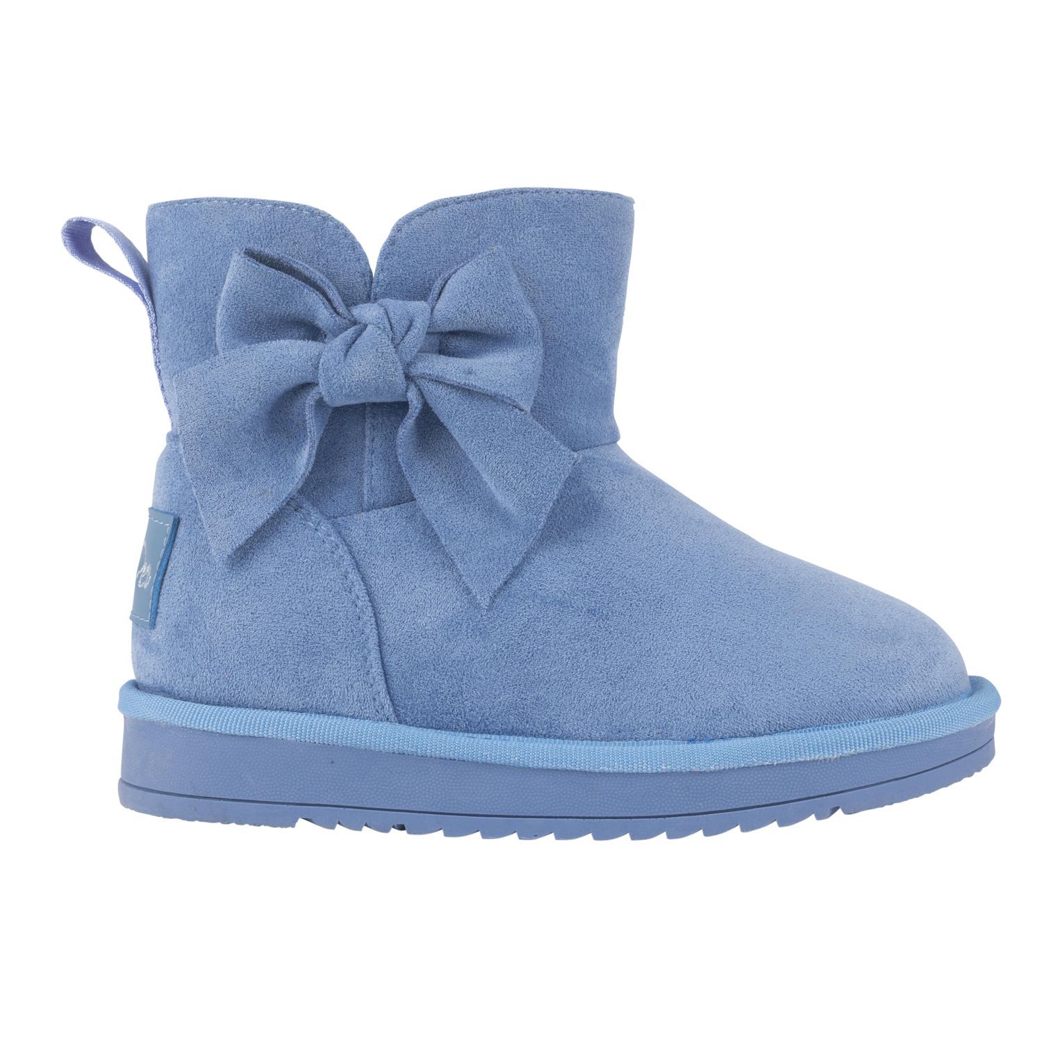 ADEE 'BOWTIFUL' BLUE BOW 'UGGSTYLE' BOOTS 5104