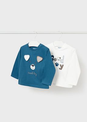 MAYORAL 2PK LONG SLEEVE T SHIRT 2044 MAYORAL 2PK LONG SLEEVE T SHIRT 2044