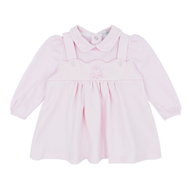PASTELS & CO 'ZITA' PALE PINK DRESS PAS703C PASTELS & CO 'ZITA' PALE PINK DRESS PAS703C