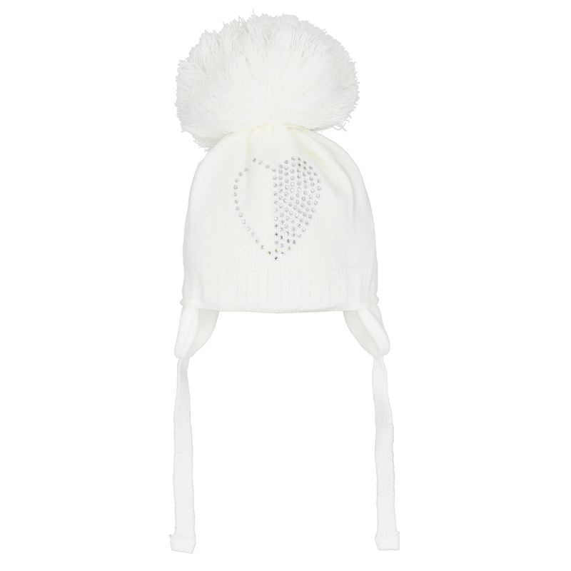 PASTELS & CO "ANDERSON" WHITE DIAMONTE HAT