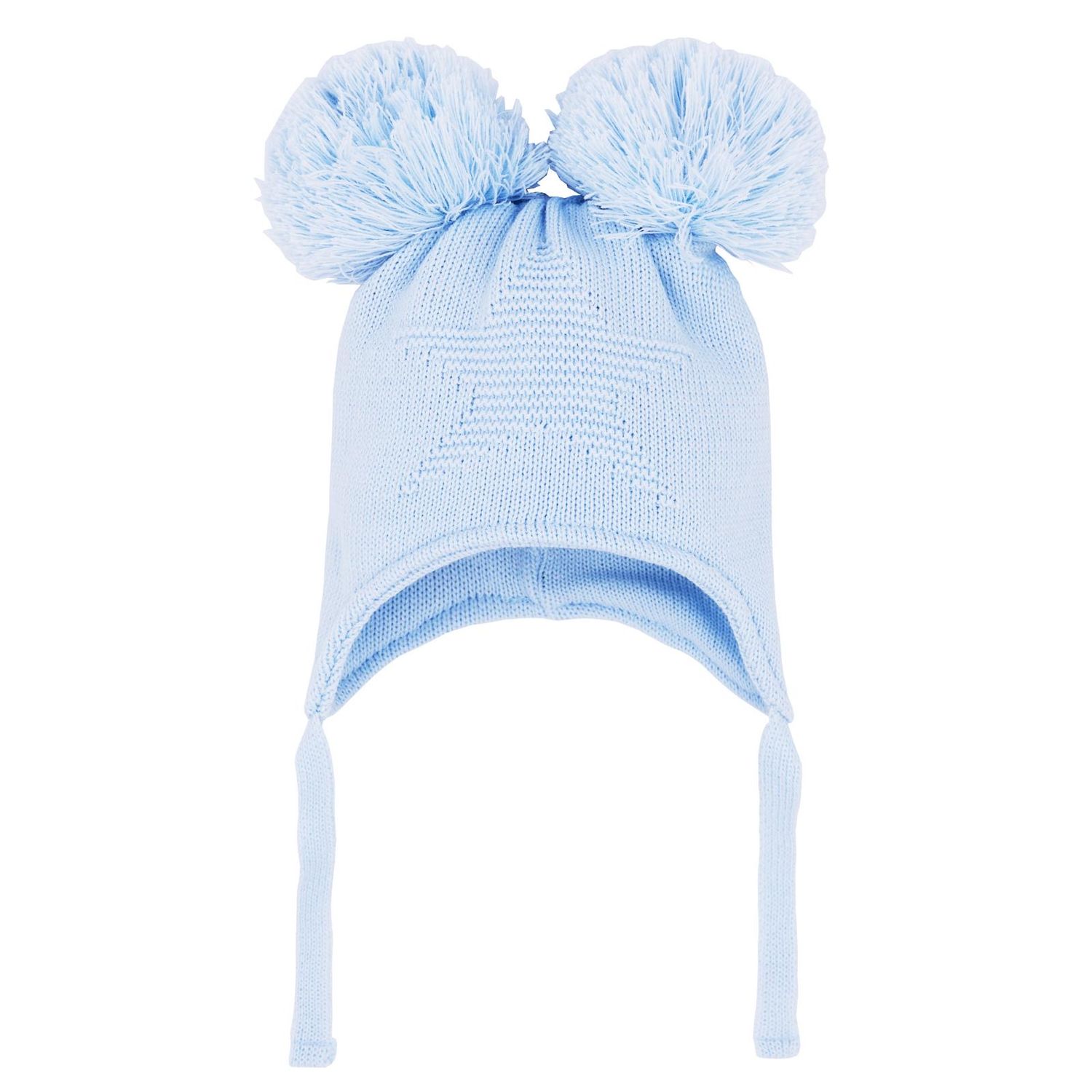 PASTELS & CO "KAI" BLUE POM HAT