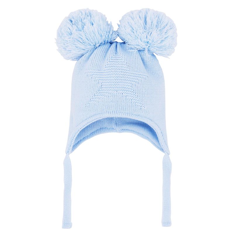 PASTELS & CO "KAI" BLUE POM HAT