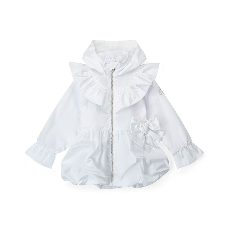 A DEE 'NATALIE' WHITE BOW JACKET AD2204 A DEE 'NATALIE' WHITE BOW JACKET AD2204