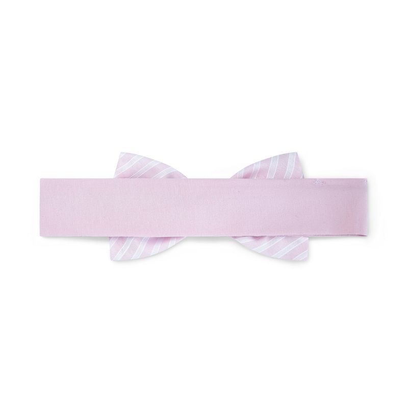 LITTLE A "AVA" PINK STRIPE BOW HEADBAND LA5113P *