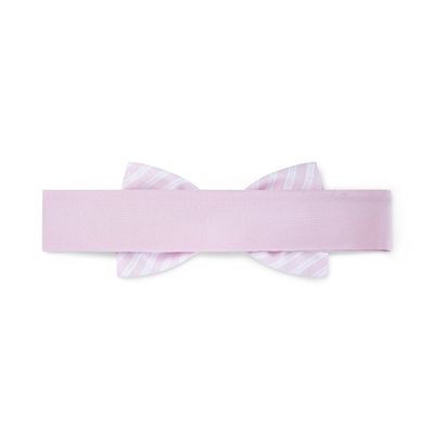 LITTLE A "AVA" PINK STRIPE BOW HEADBAND LA5113P *