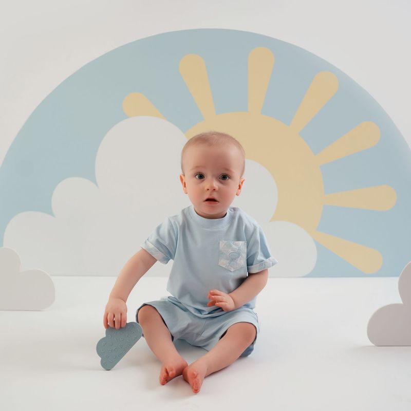 MINI MITCH & SON 'ETHAN' BLUE SHORT SET MS5006 MINI MITCH & SON 'ETHAN' BLUE SHORT SET MS5006