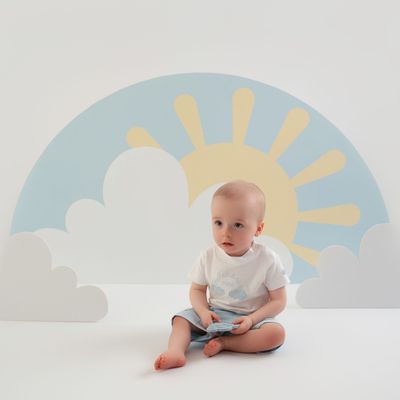 MINI MITCH & SON 'EZRA' RAINBOW SHORT SET MS5007 MINI MITCH & SON 'EZRA' RAINBOW SHORT SET MS5007