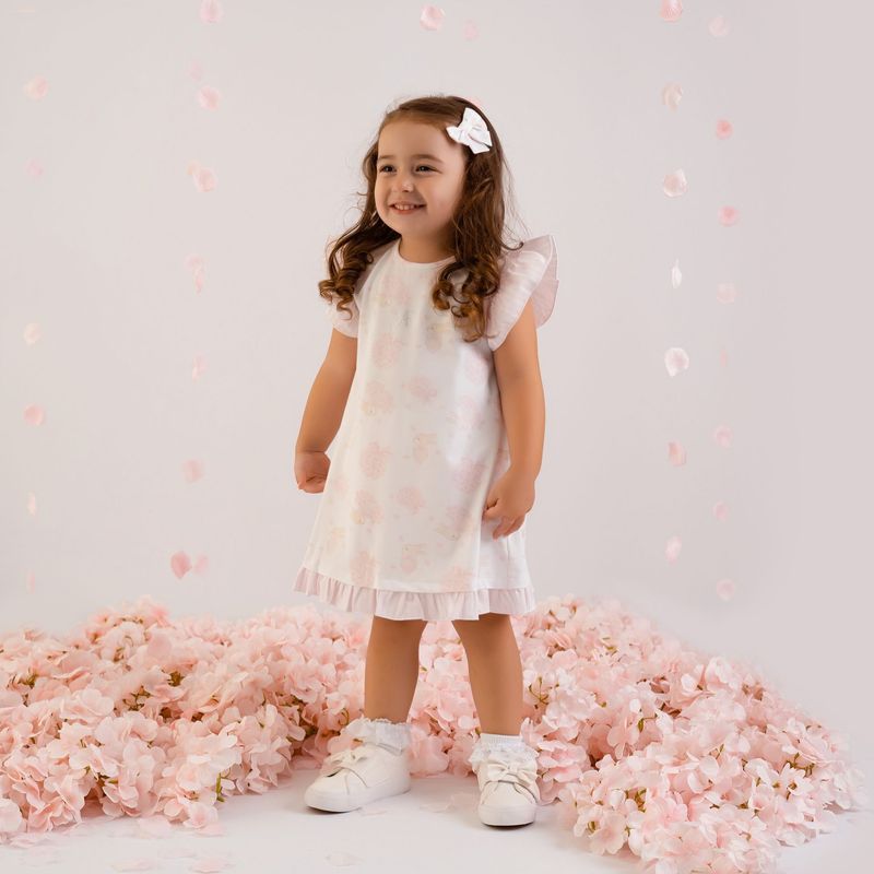 LITTLE A LITTLE A "AMY" BUNNY DRESS LA5103