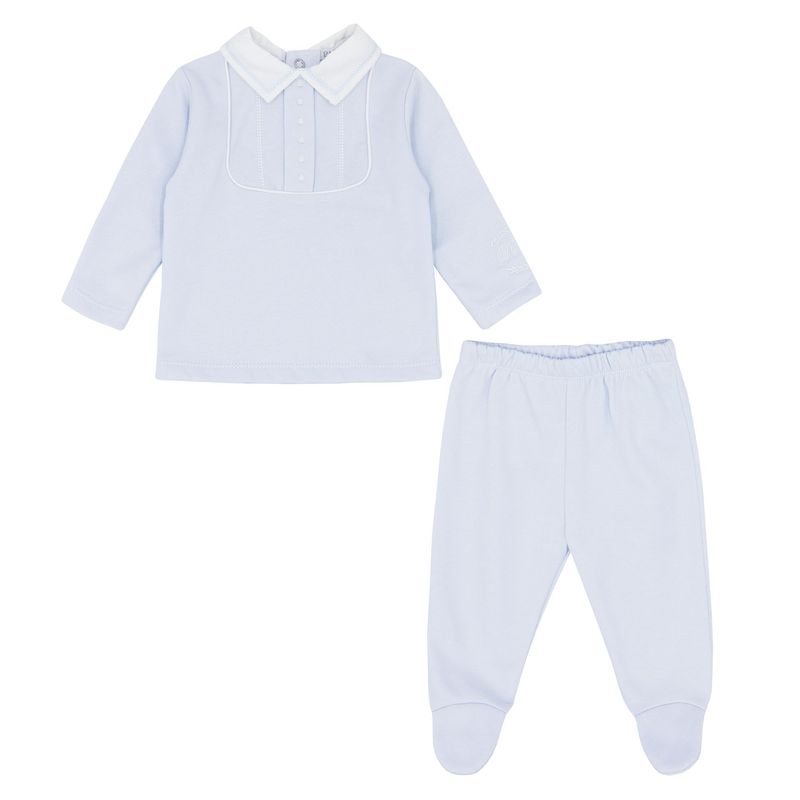 PASTELS & CO "ARIS" BLUE 2 PCE SET WITH FEET	PAS100C