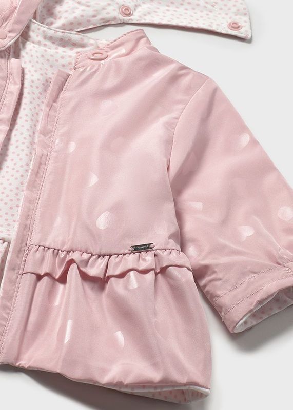 MAYORAL PINK AND WHITE REVERSIBLE JACKET MAY1479