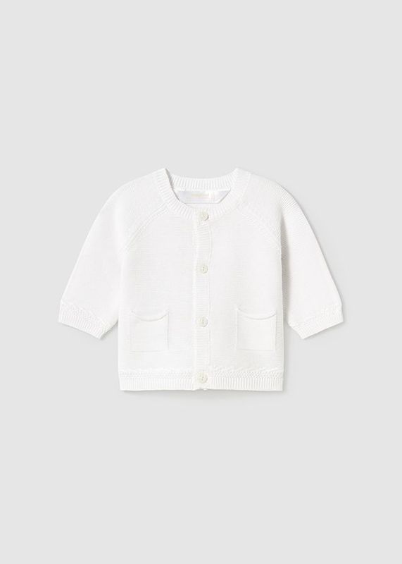 MAYORAL BOYS WHITE CARDIGAN MAY1393