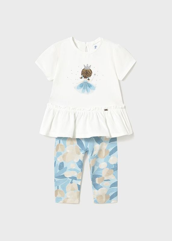 MAYORAL BLUE LEGGING  SET MAY1735