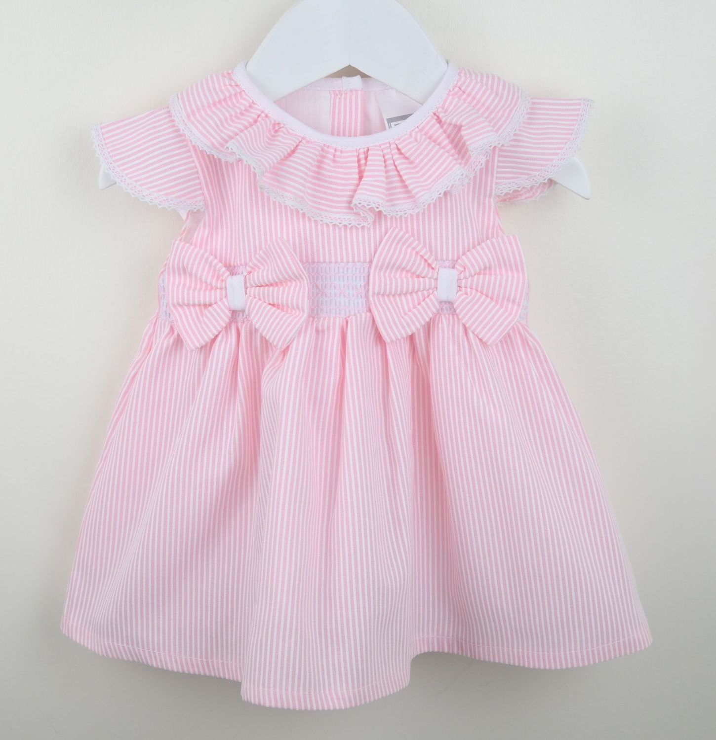 PEX 'MELISSA' PINK AND WHITE STRIPE DRESS PEX609