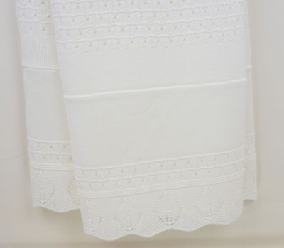 PEX 'NOVA' WHITE KNIT SHAWL PEX063