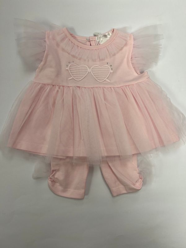 DEOLINDA 'SUMMER' PINK TULLE LEGGING SET DEO1315 DEOLINDA 'SUMMER' PINK TULLE LEGGING SET DEO1315