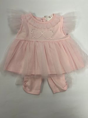 DEOLINDA 'SUMMER' PINK TULLE LEGGING SET DEO1315 DEOLINDA 'SUMMER' PINK TULLE LEGGING SET DEO1315