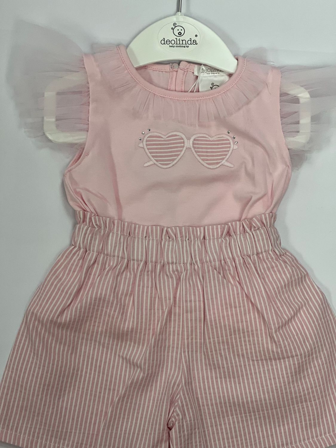 DEOLINDA 'SUMMER' CANDY PINK SHORT SET DEO5840