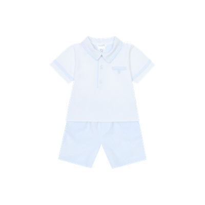 DEOLINDA 'TINO' BLUE & WHITE SHORT SET DEO5808 DEOLINDA 'TINO' BLUE & WHITE SHORT SET DEO5808