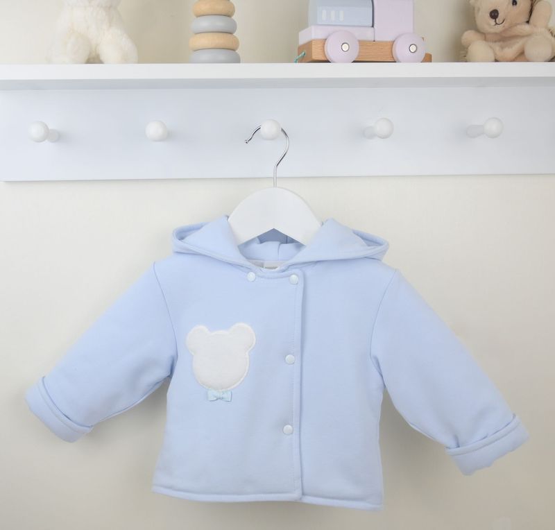 PEX 'FOSTER' PALE BLUE PADDED JACKET WITH HOOD PEX0705