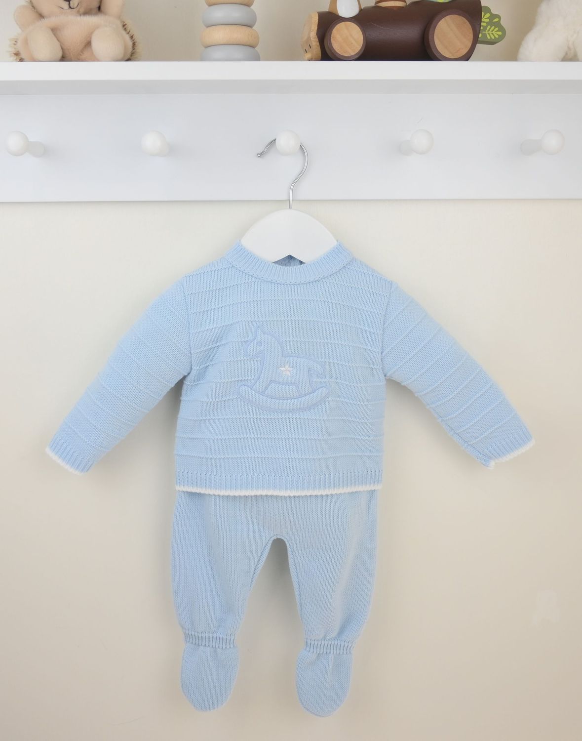 PEX 'DANIEL' TWO PIECE KNIT SET WITH FEET PEX0731