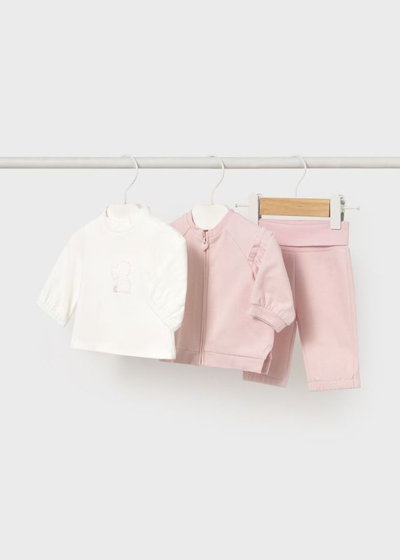 MAYORAL PINK 3 PIECE TROUSER SET MAY2607