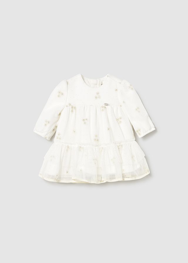 MAYORAL IVORY TULLE DRESS  MAY2817