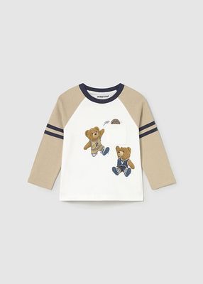 MAYORAL LATTE BEAR T SHIRT MAY2059